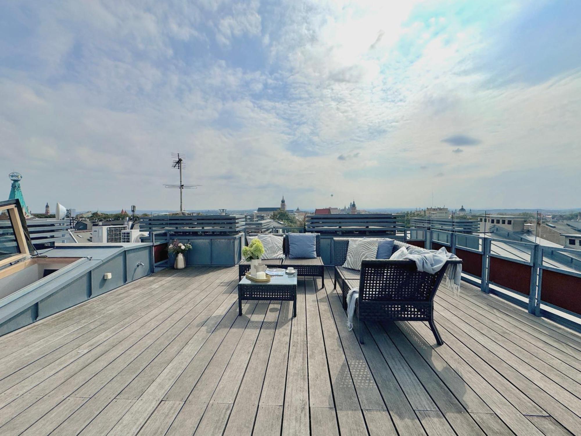 Penthouse Skyline - Loftaffair Appartement Krakau Buitenkant foto